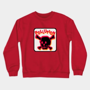 Pollution Skull Crewneck Sweatshirt